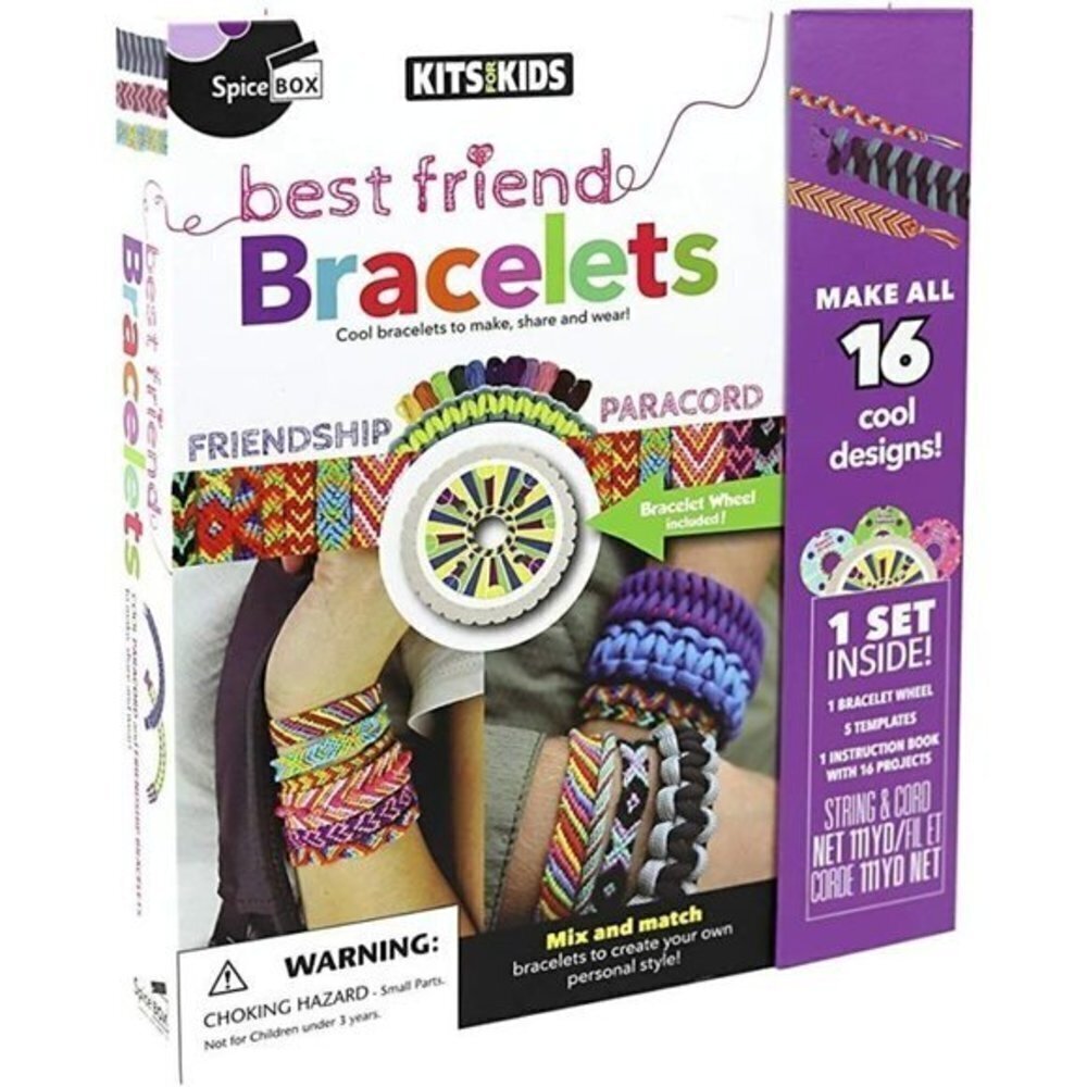 Spicebox Best Friends Friendship Bracelet Making Kit